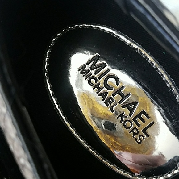 NEW Michael Kors python snakeskin gored sneakers - Picture 6 of 8